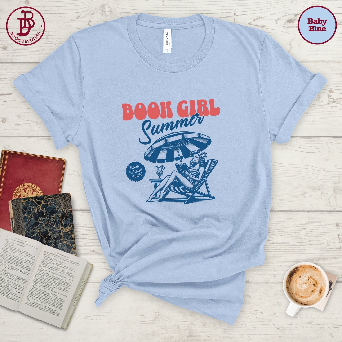 Book Girl Summer Sun Tee