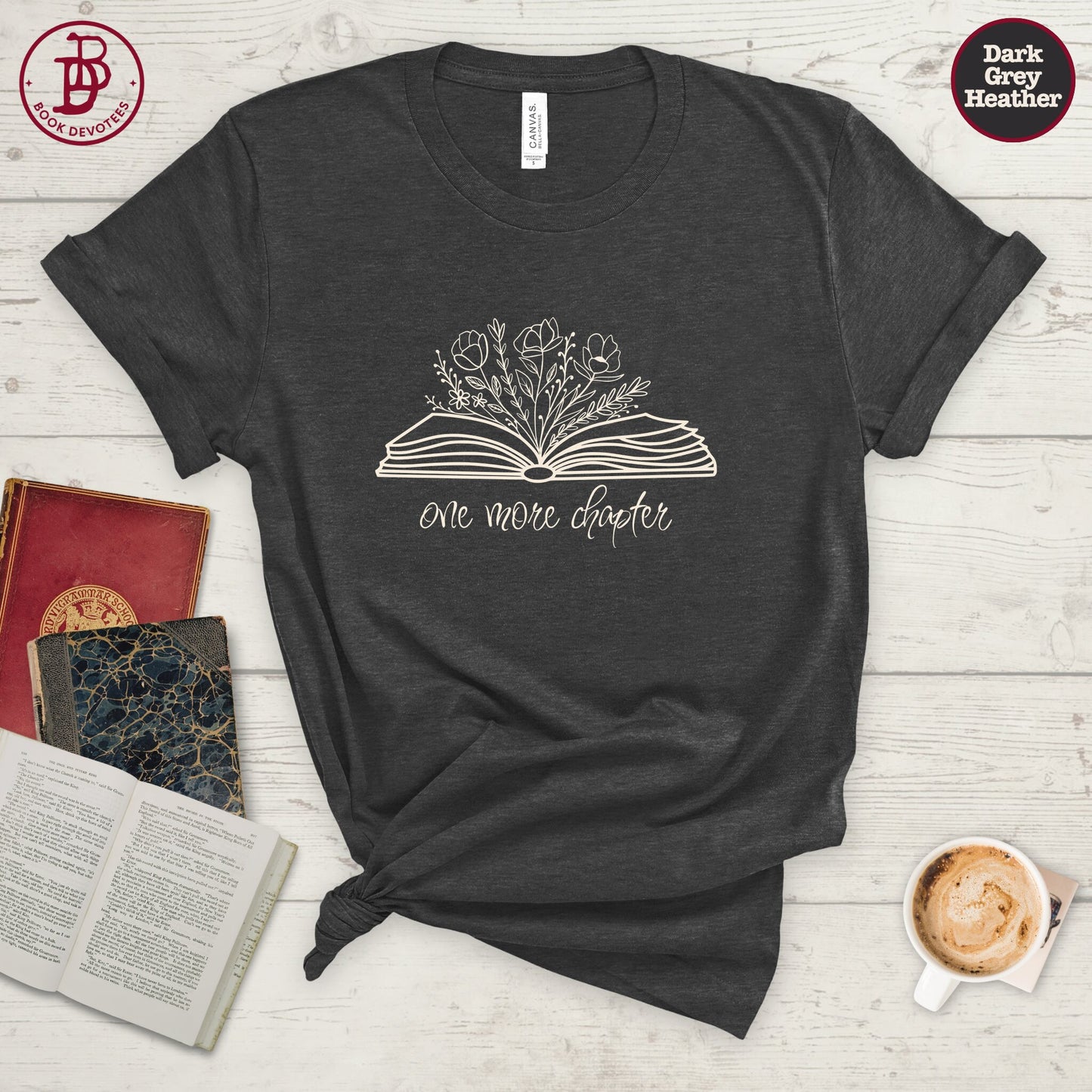Book Bloom One More Chapter Tee