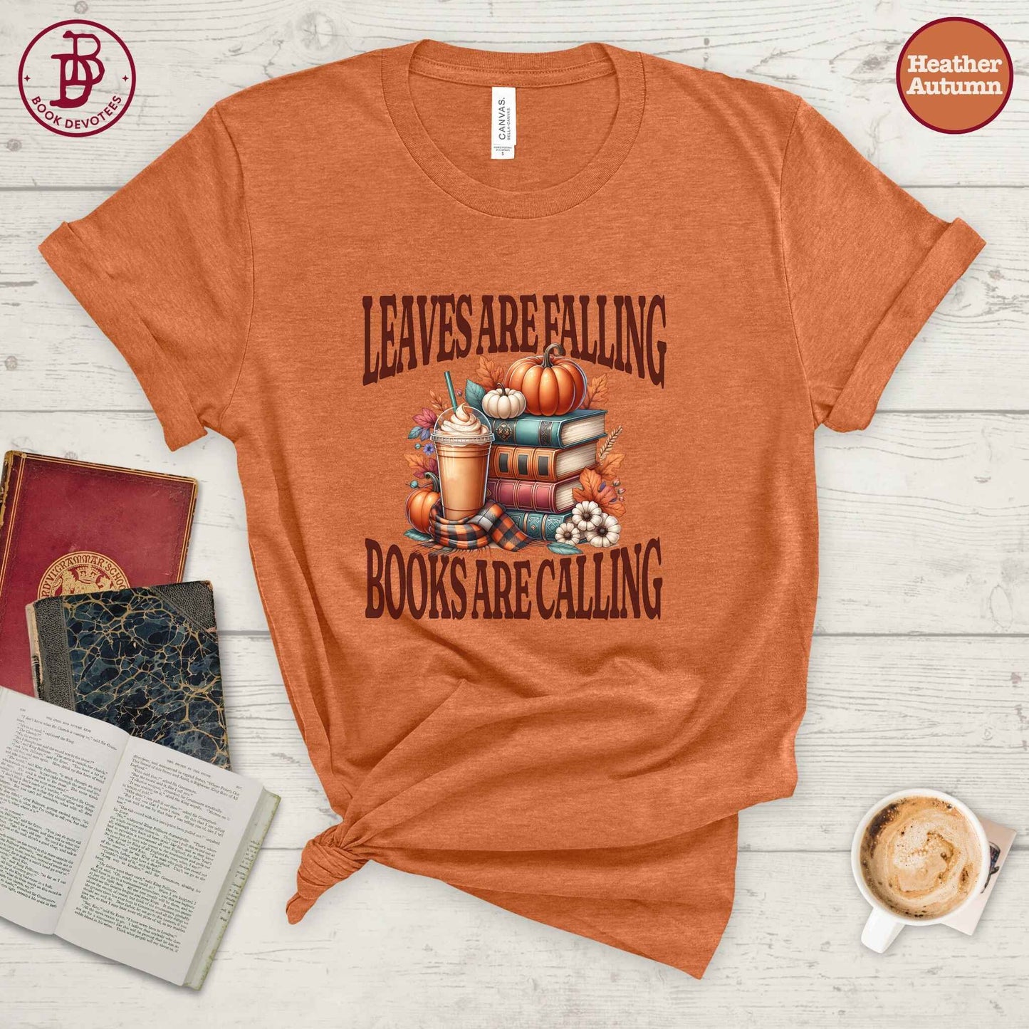 Books Are Calling Fall Tee