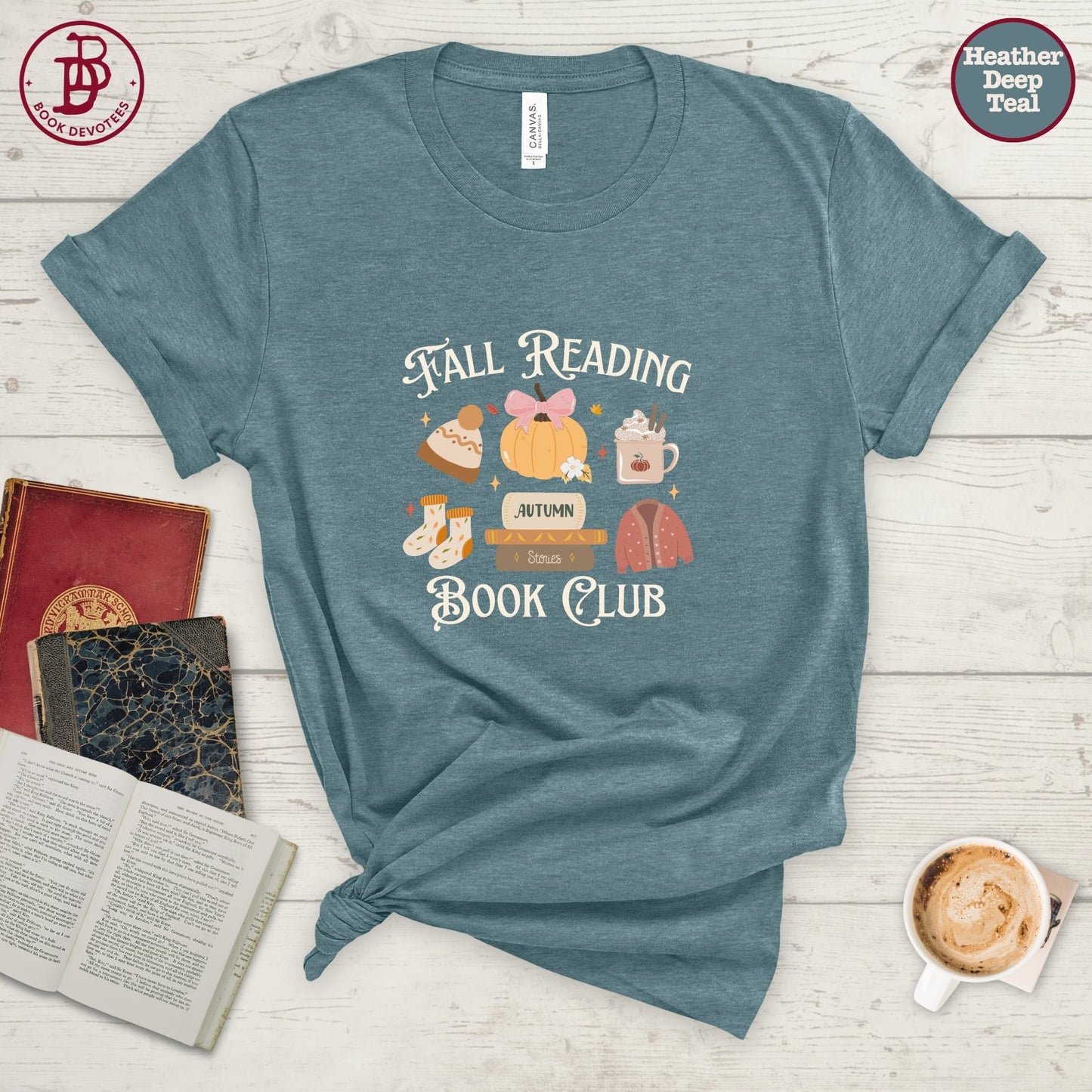 Fall Reading Book Club Tee