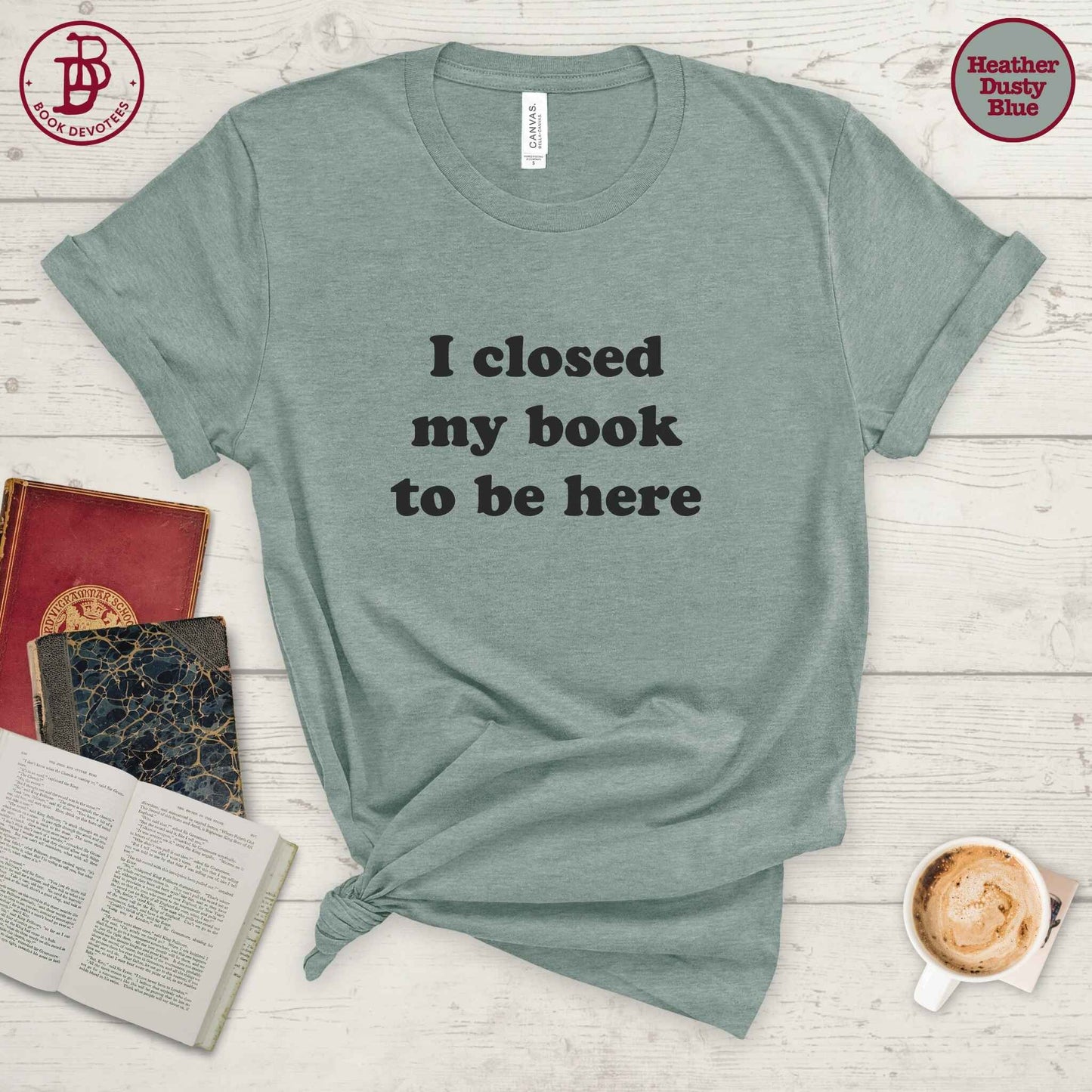 Closed My Book Tee