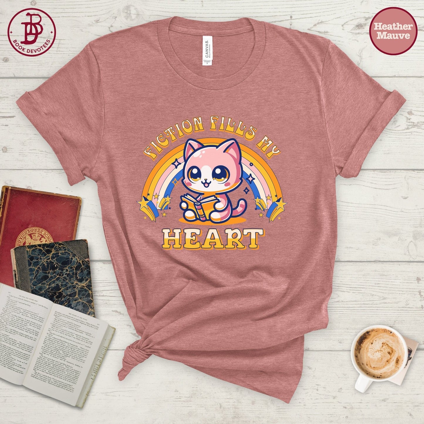 Fiction Heart Kitty Tee