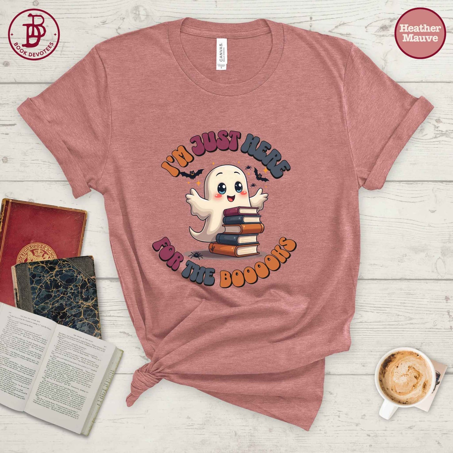 Here for the Books Tee