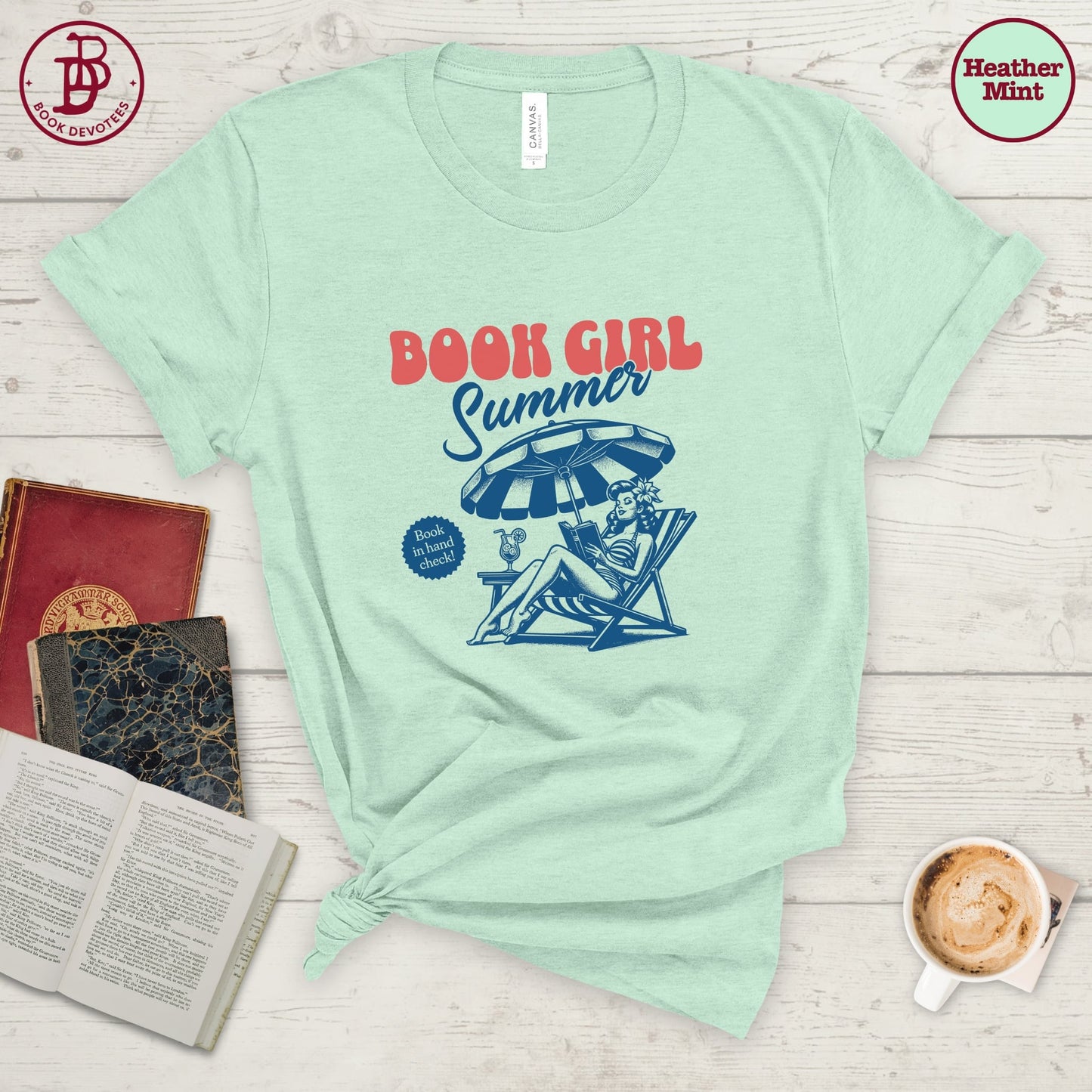 Book Girl Summer Sun Tee