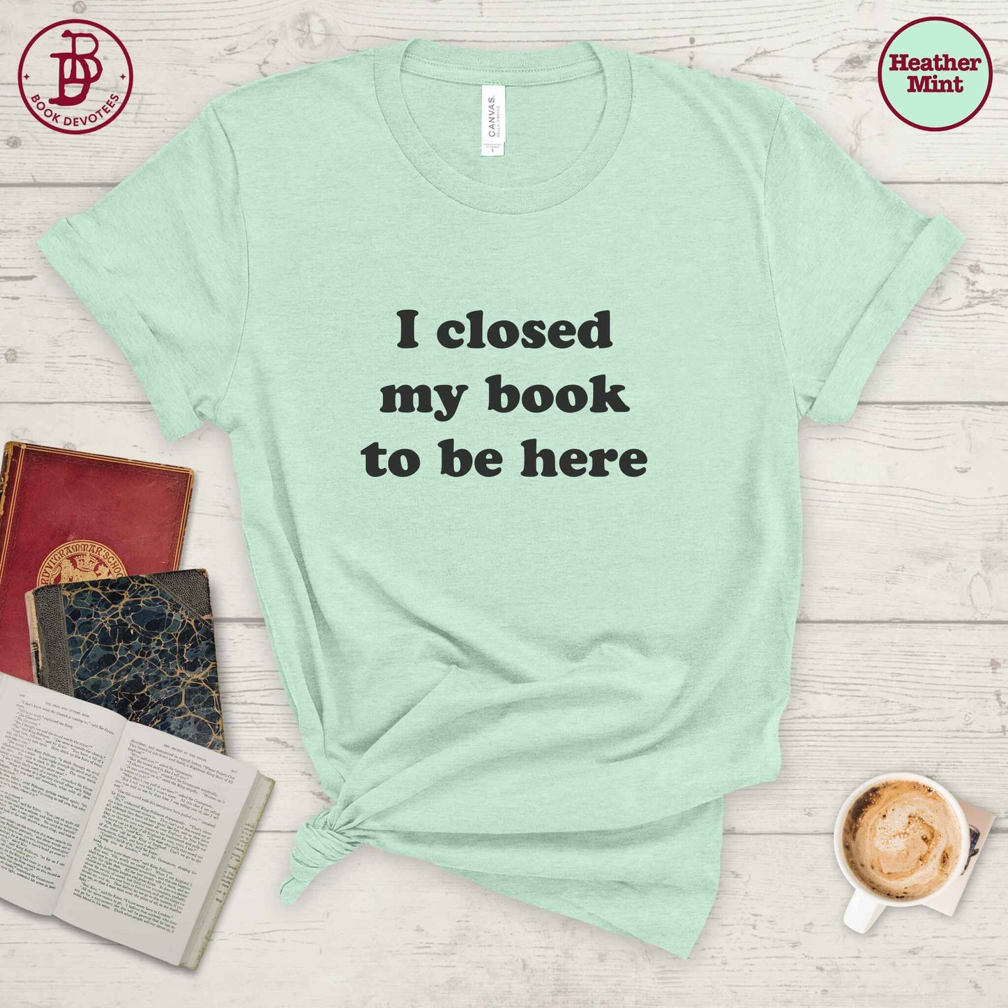 Closed My Book Tee
