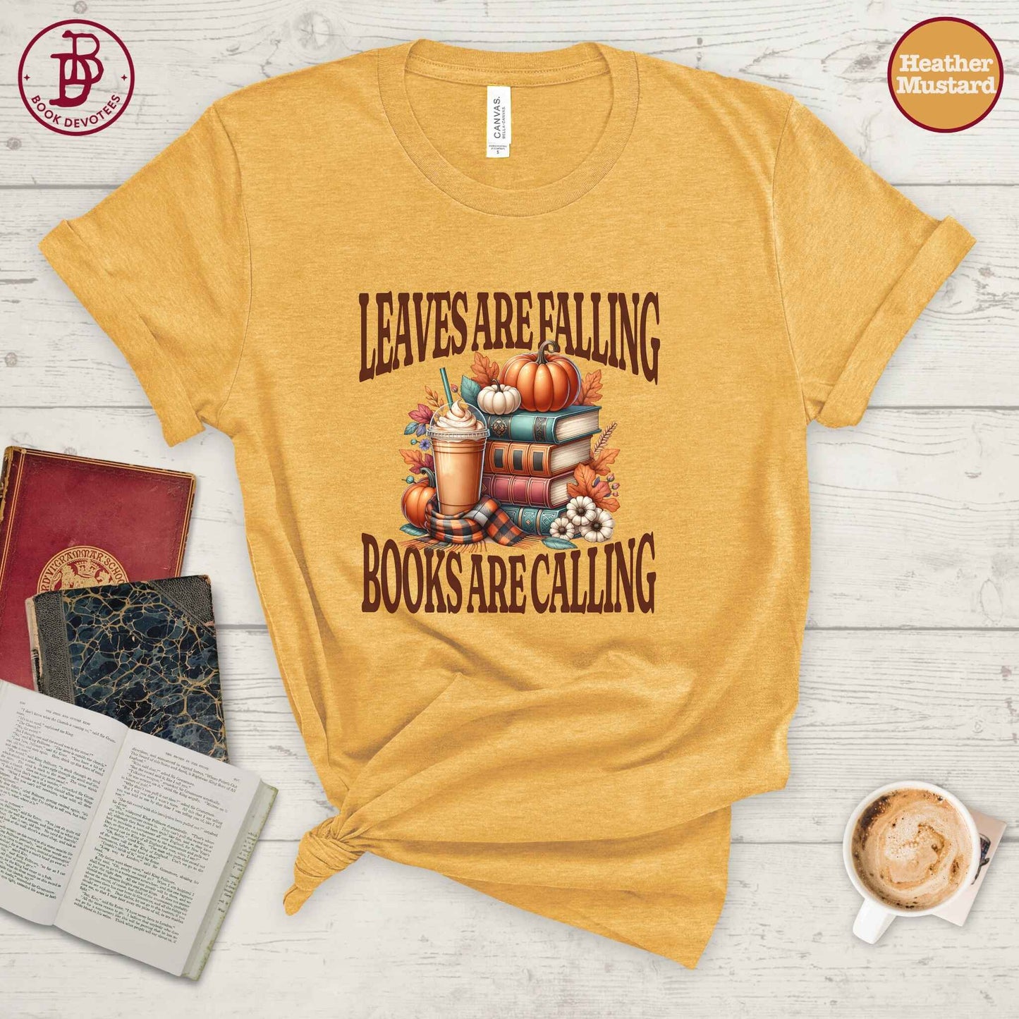 Books Are Calling Fall Tee