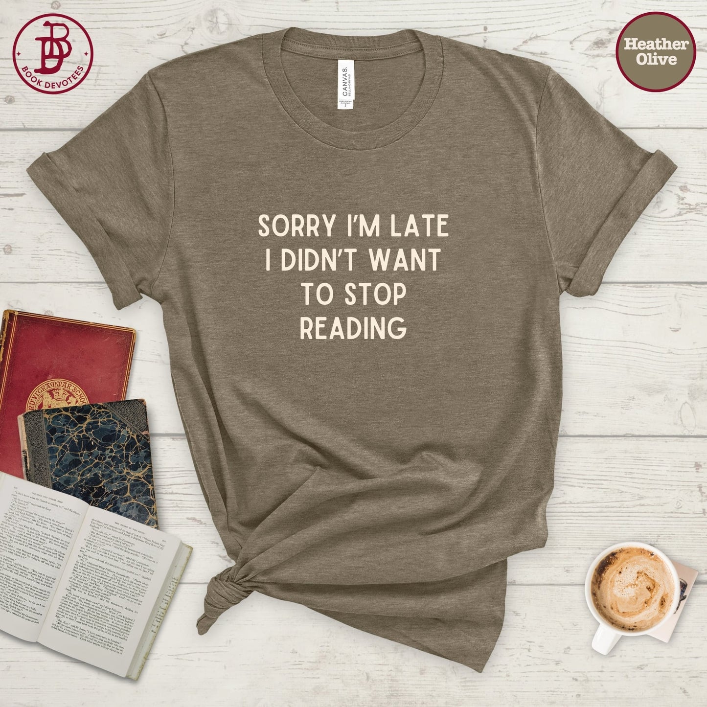 Late Stop Reading Tee