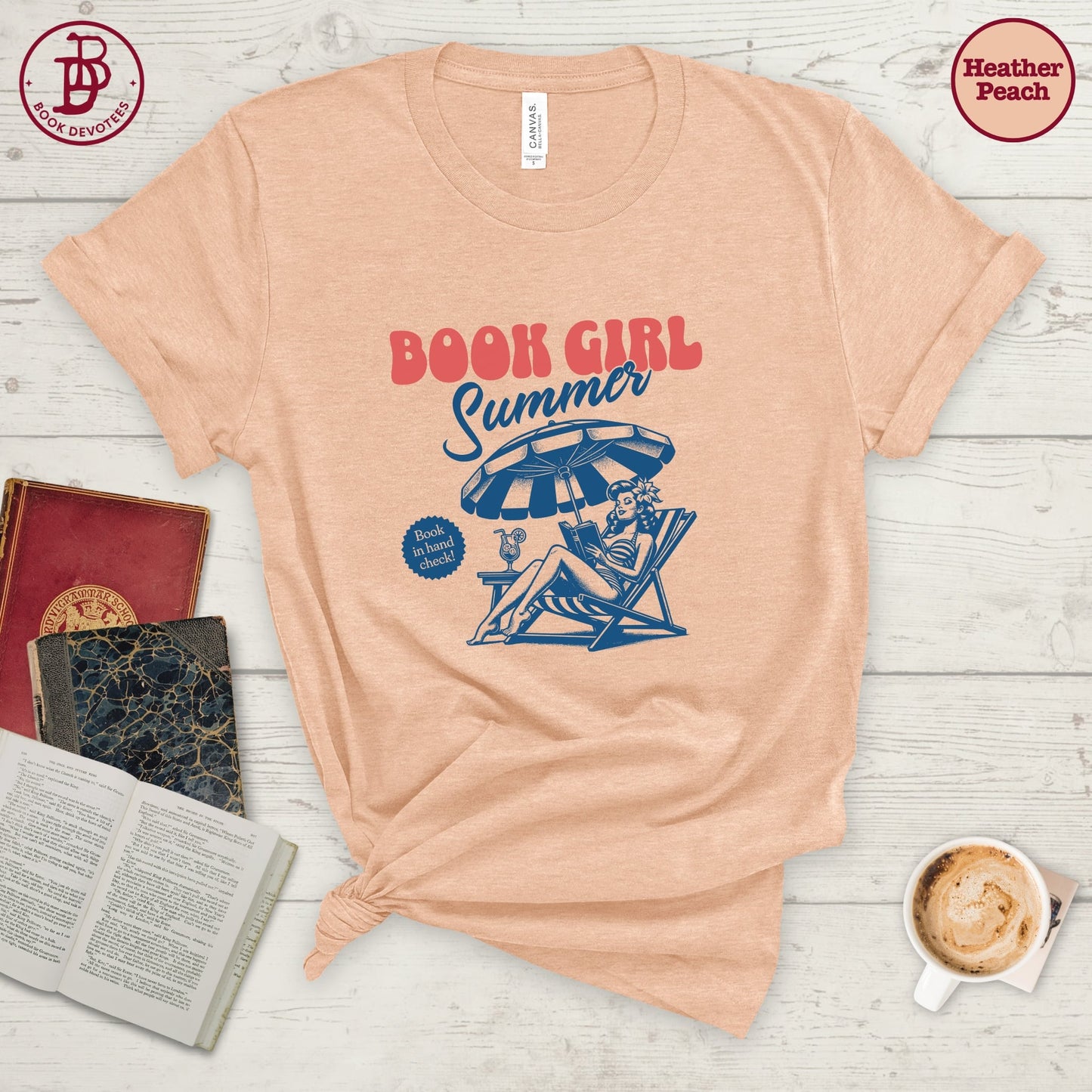 Book Girl Summer Sun Tee