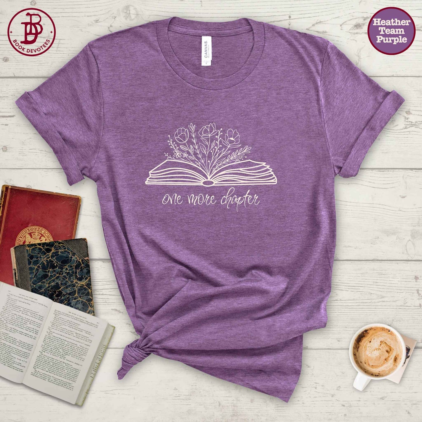 Book Bloom One More Chapter Tee