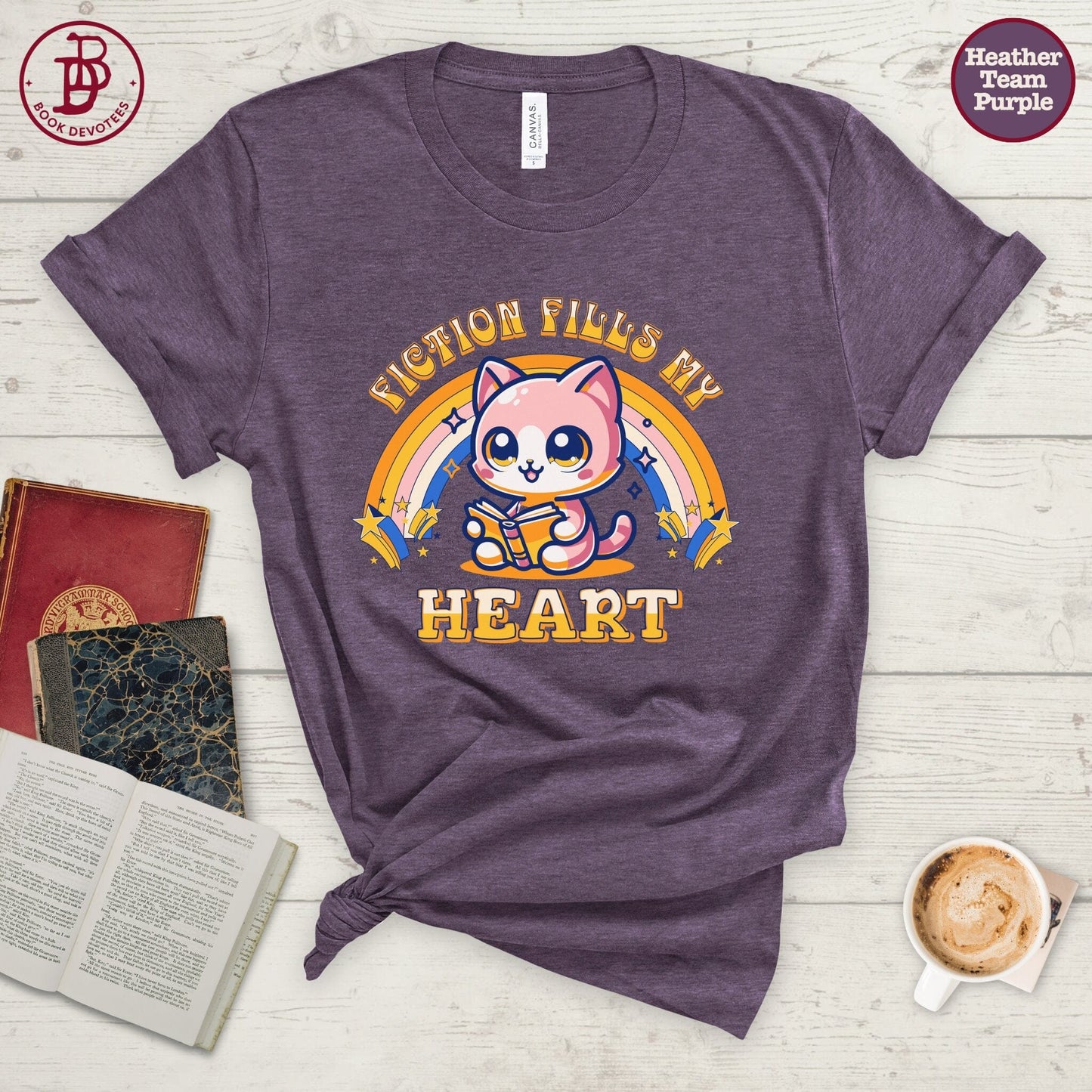 Fiction Heart Kitty Tee