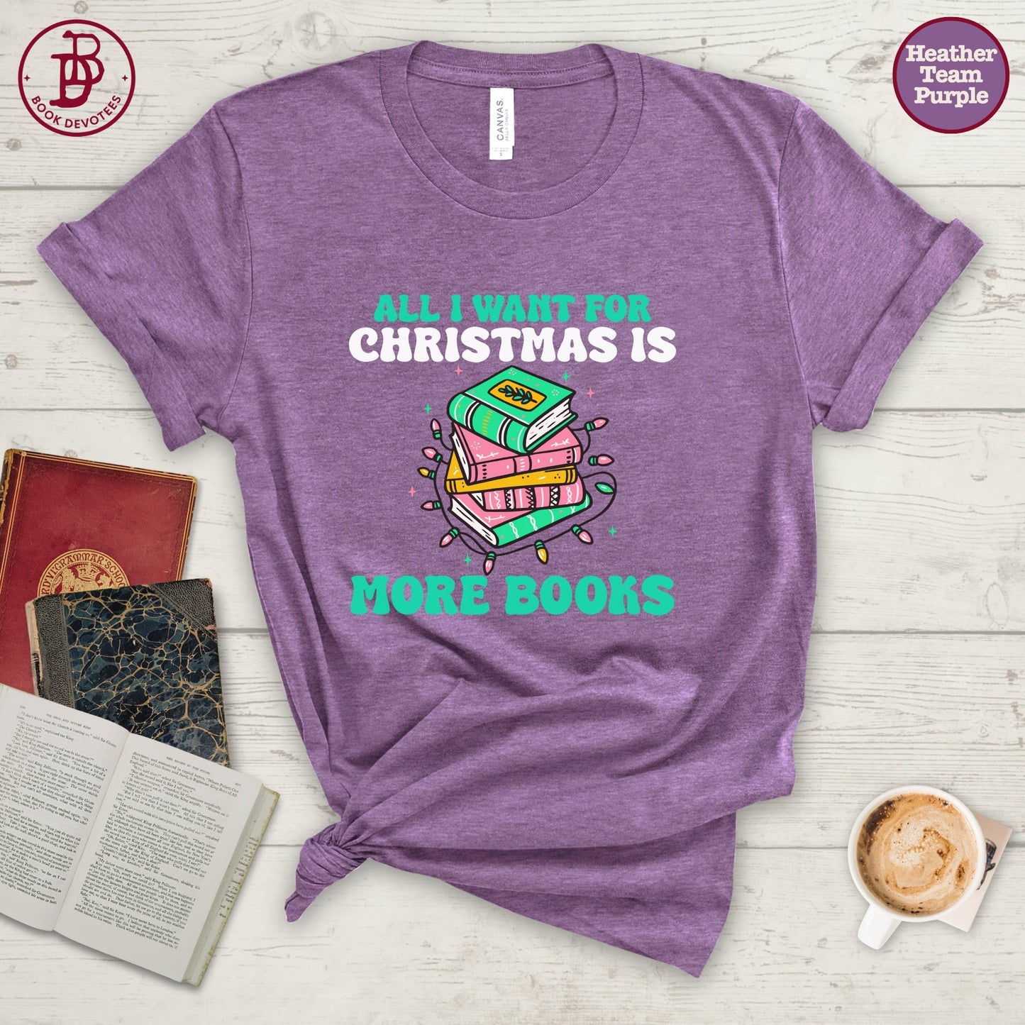 More Books For Christmas Tee