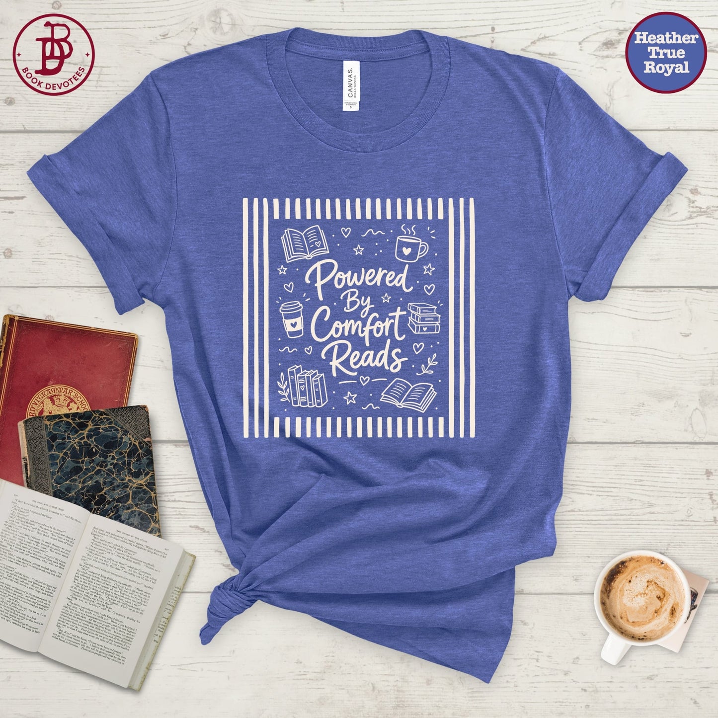 Comfort Reads Stripe Tee