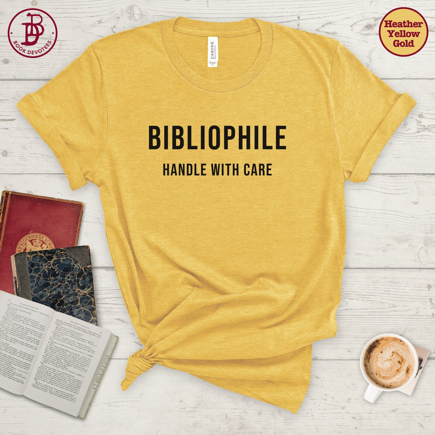 Bibliophile Handle With Care Tee