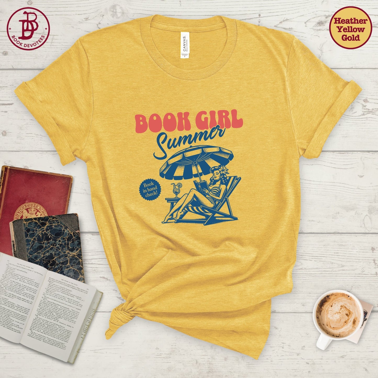 Book Girl Summer Sun Tee