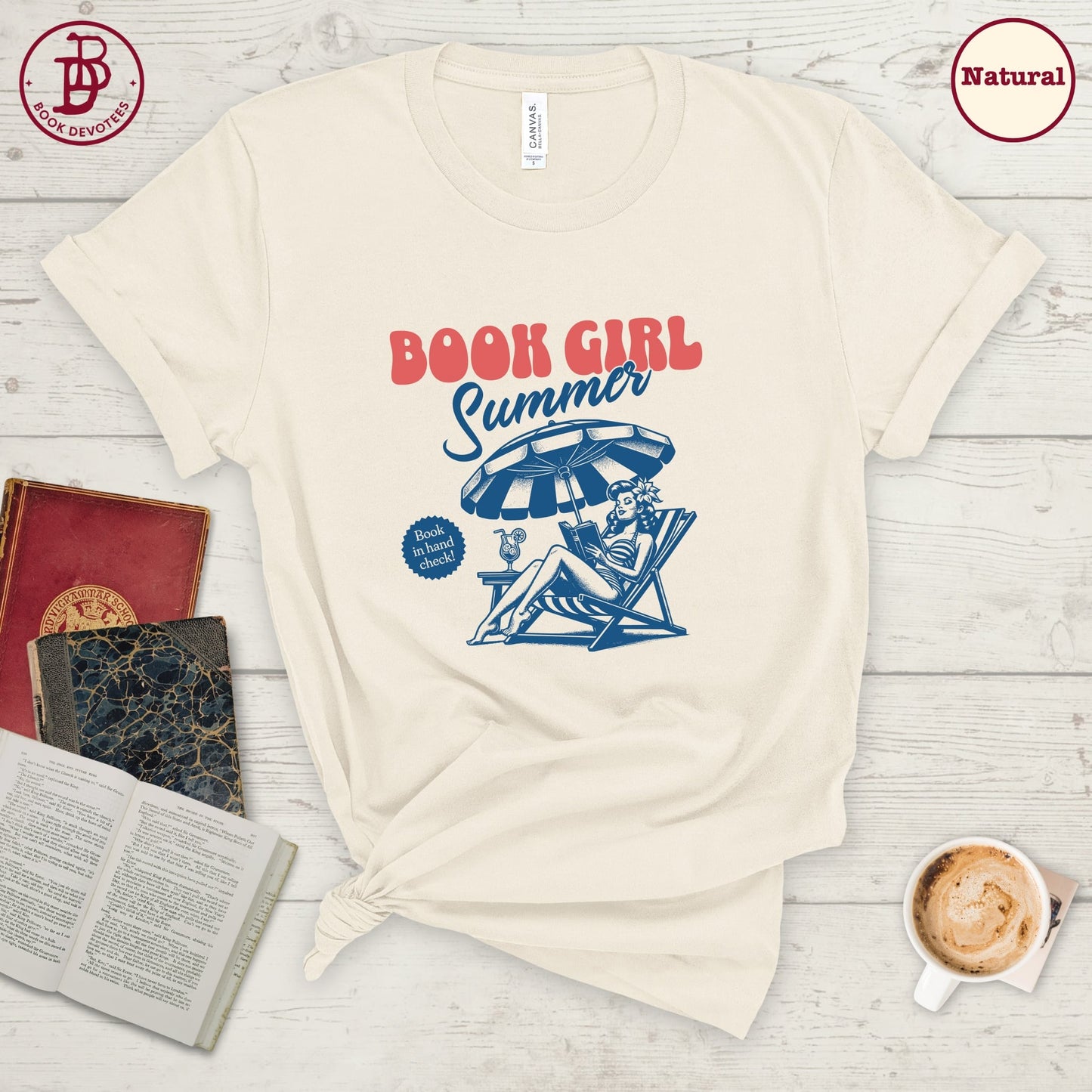 Book Girl Summer Sun Tee