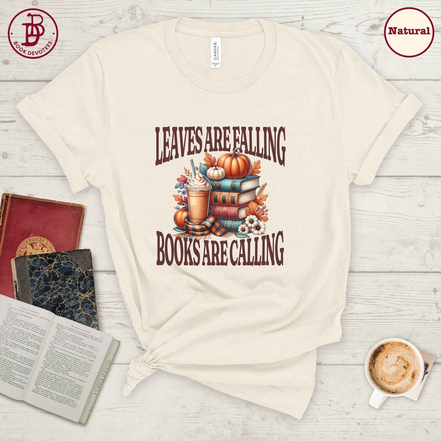 Books Are Calling Fall Tee