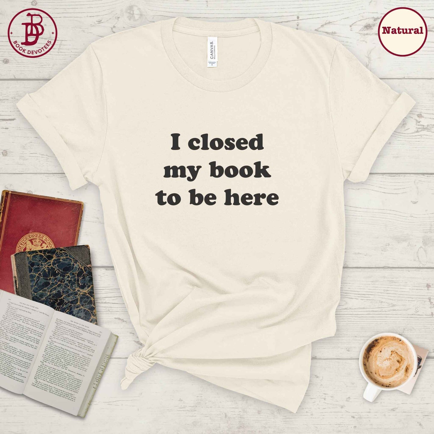 Closed My Book Tee