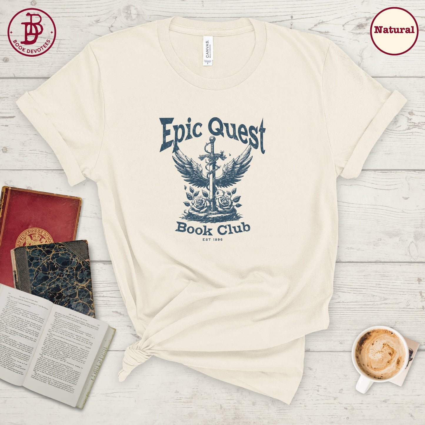 Epic Quest Book Club Tee