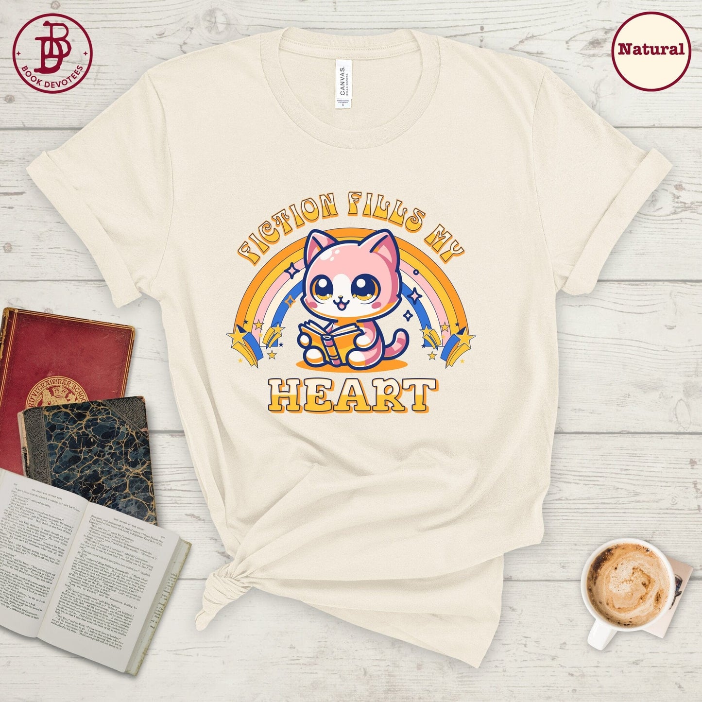 Fiction Heart Kitty Tee