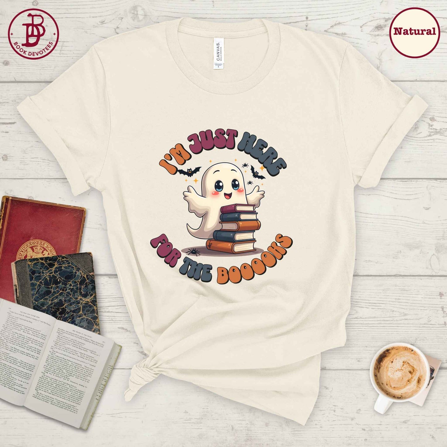 Here for the Books Tee