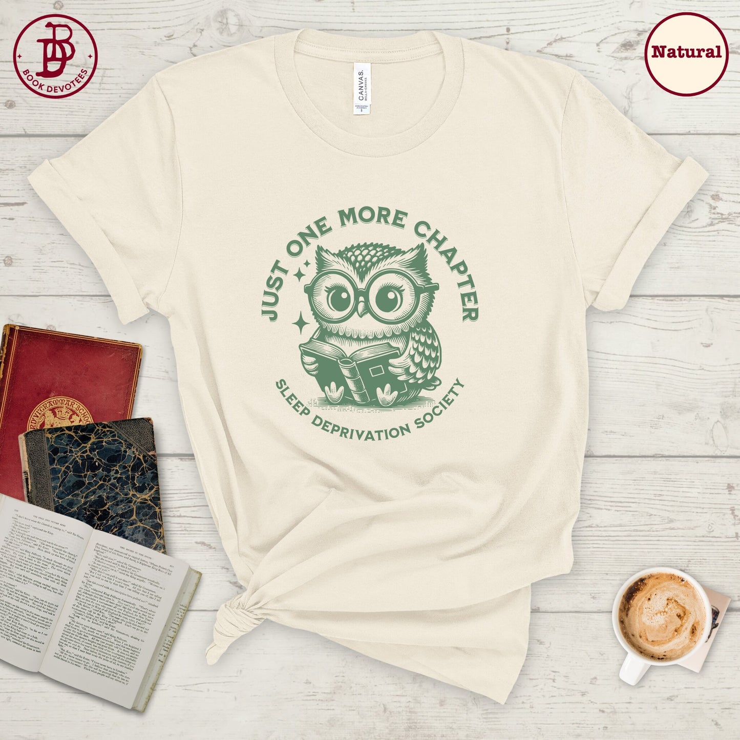 One More Chapter Society Tee