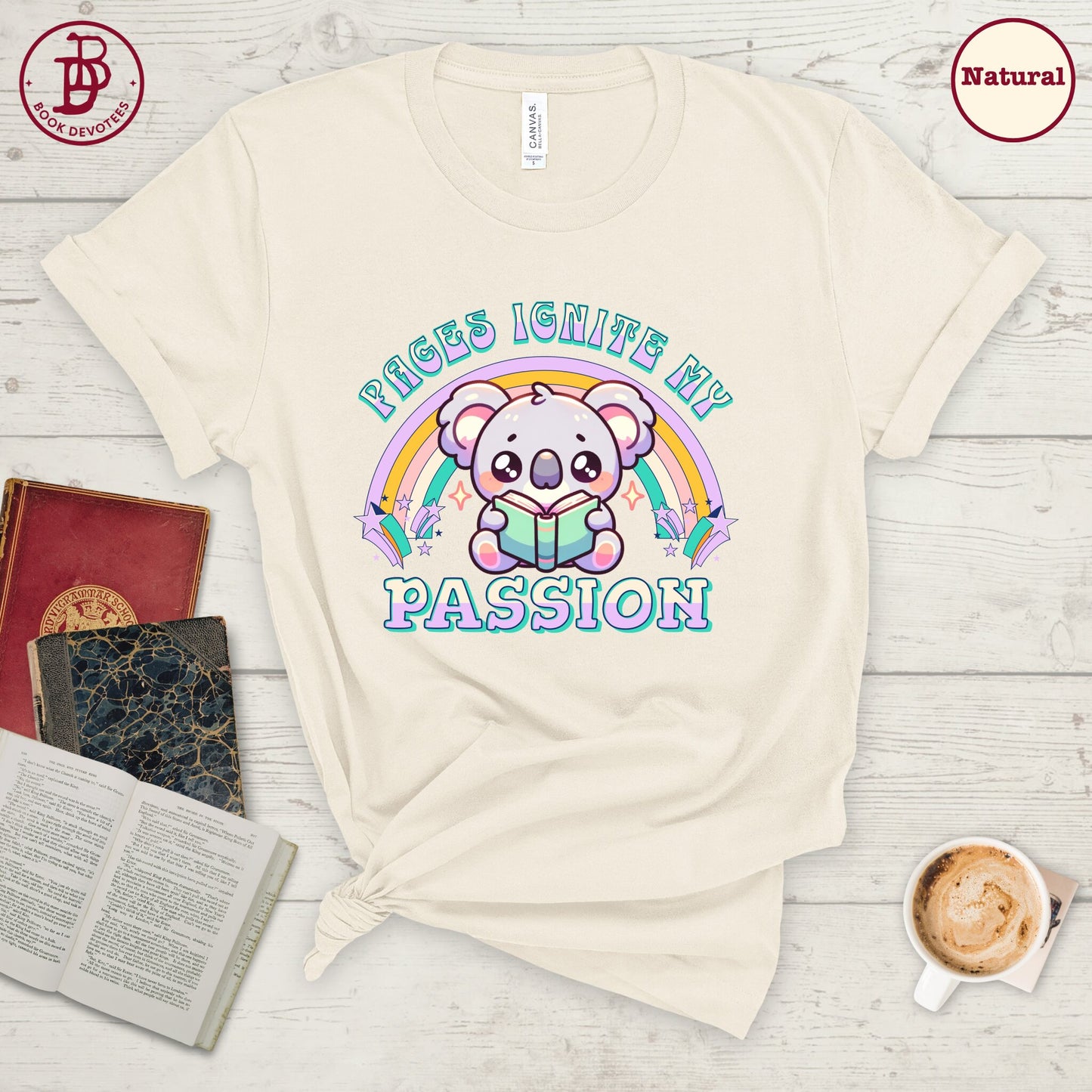 Pages Passion Koala Tee