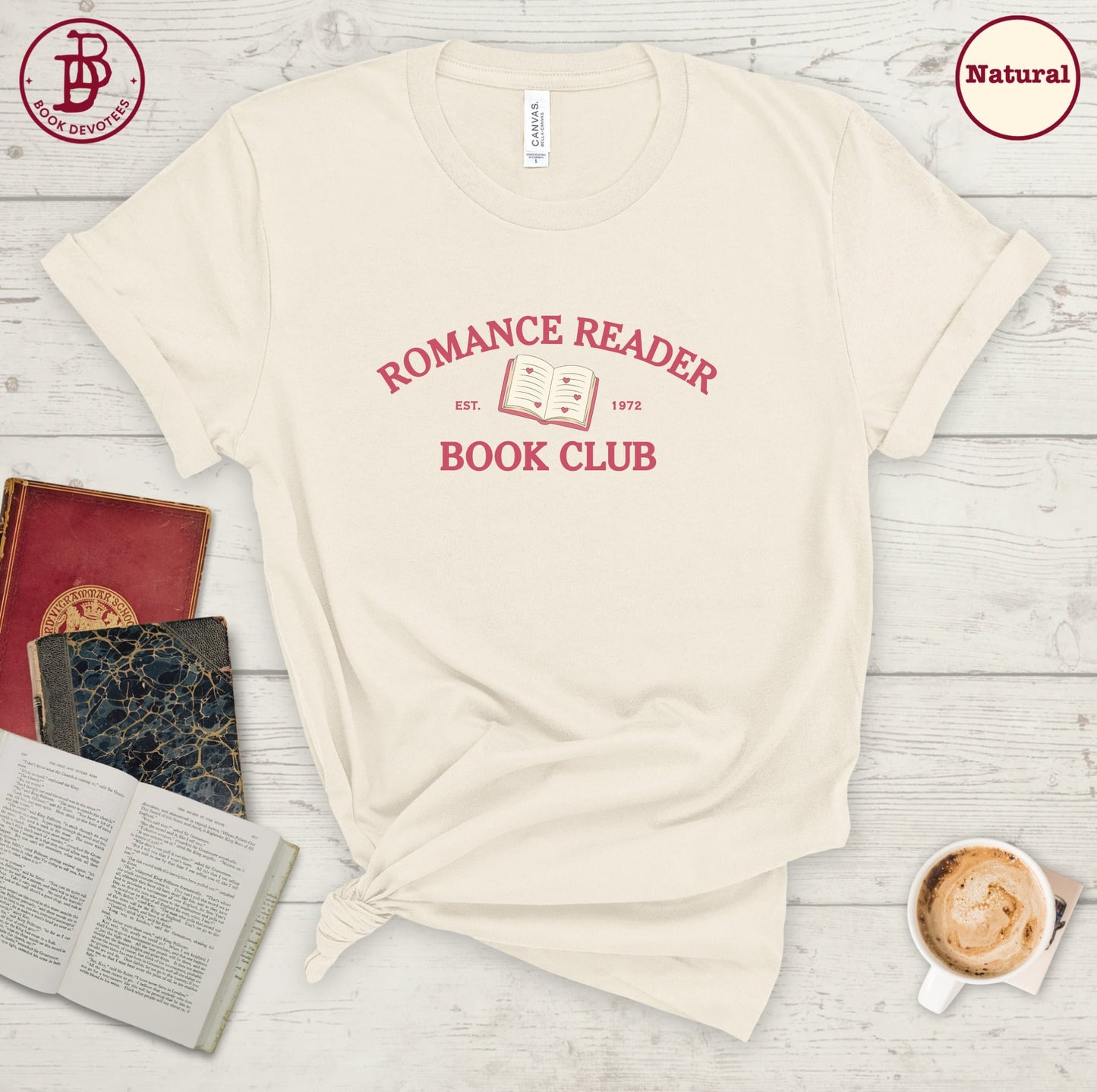 Romance Reader Book Club Tee