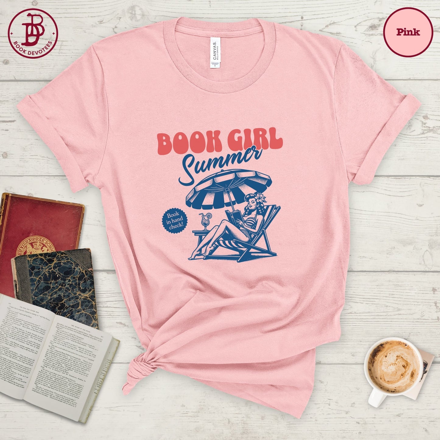 Book Girl Summer Sun Tee