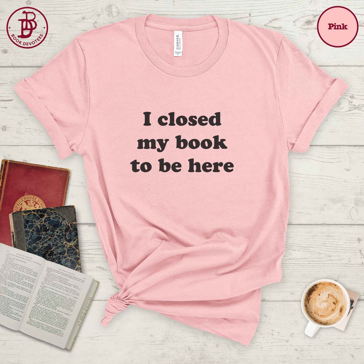Closed My Book Tee