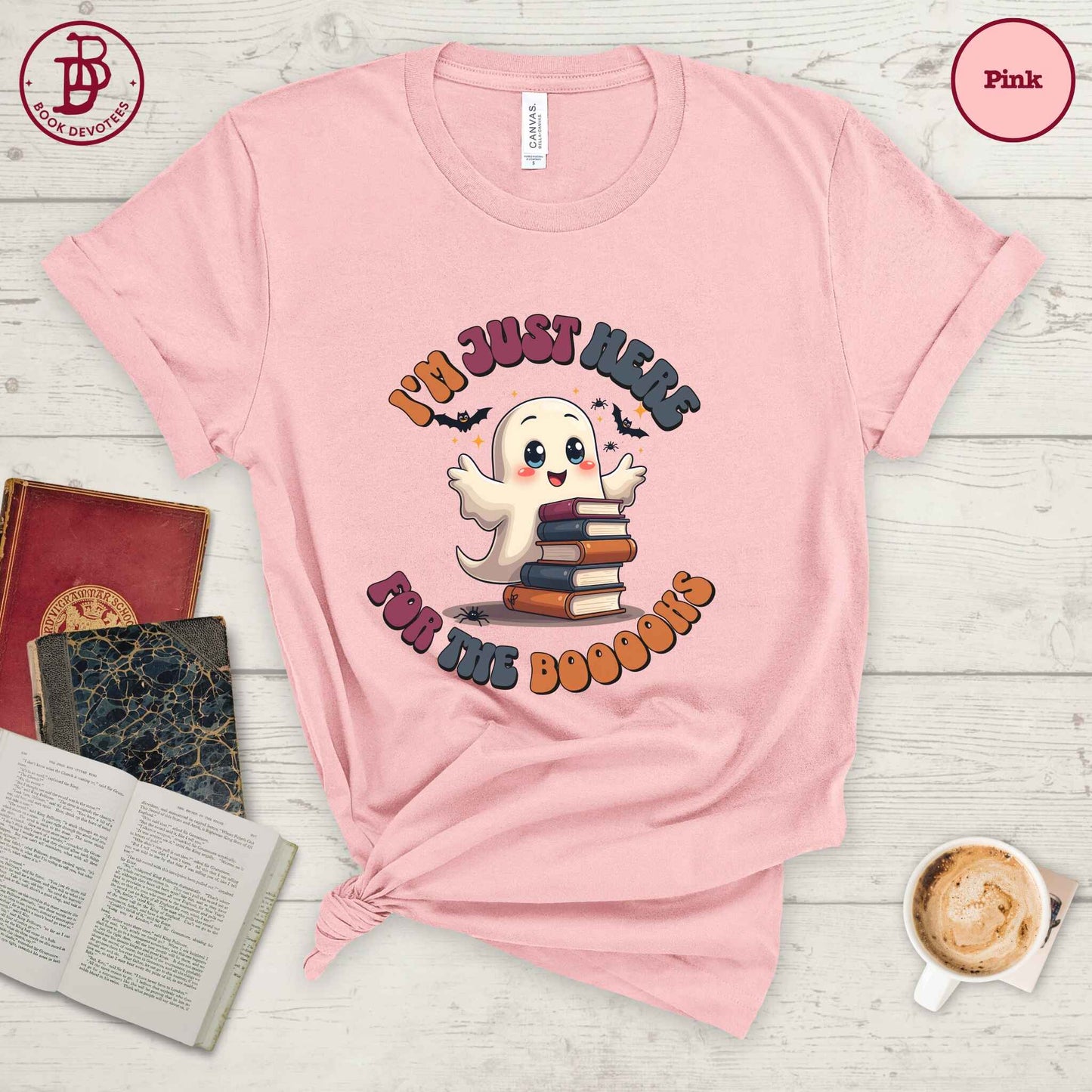 Here for the Books Tee