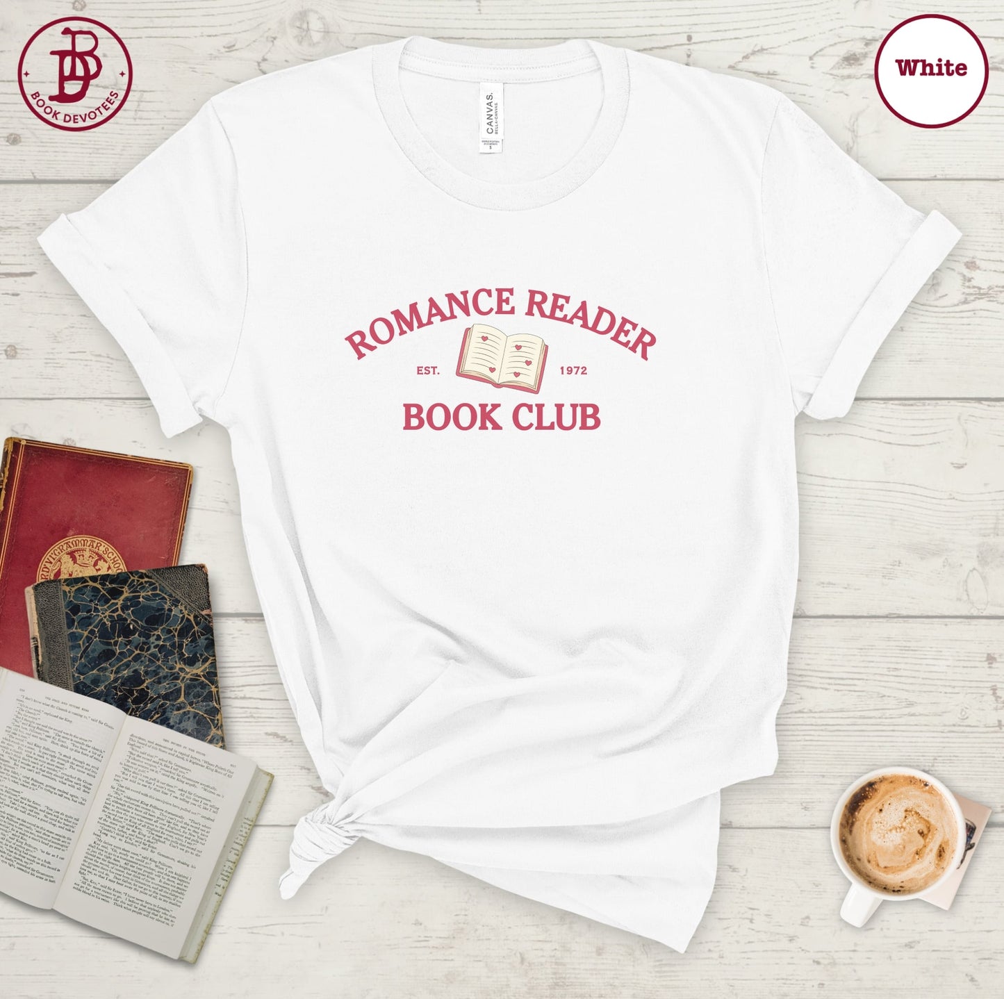 Romance Reader Book Club Tee