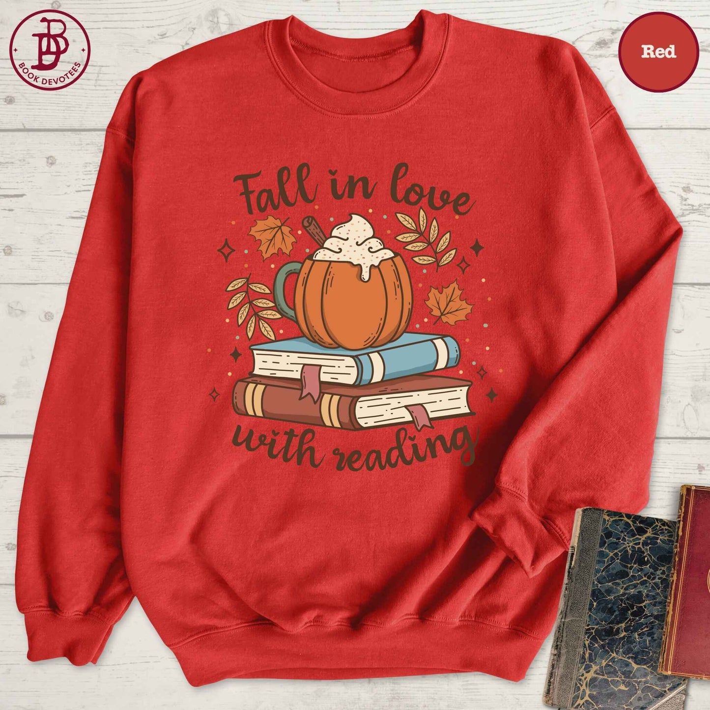 Fall in Love Reading Sweatshirt