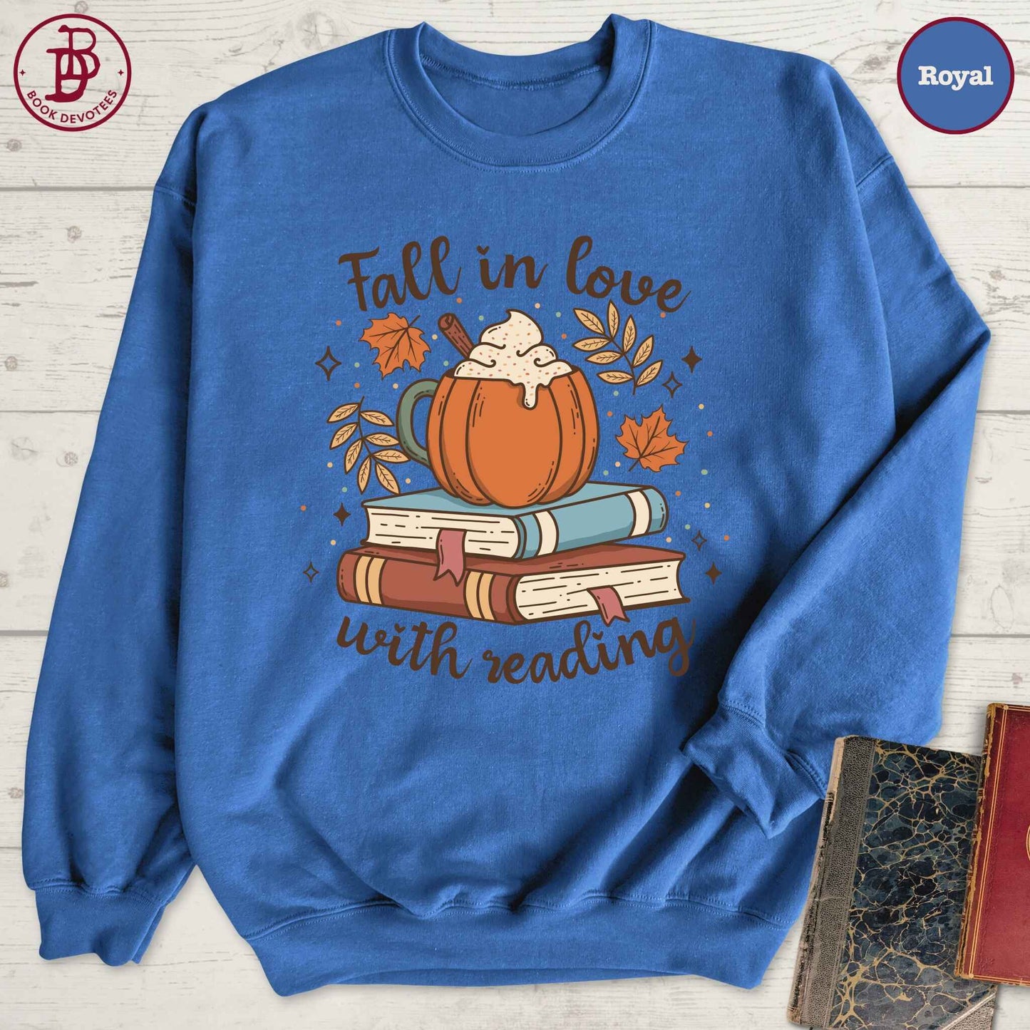 Fall in Love Reading Sweatshirt
