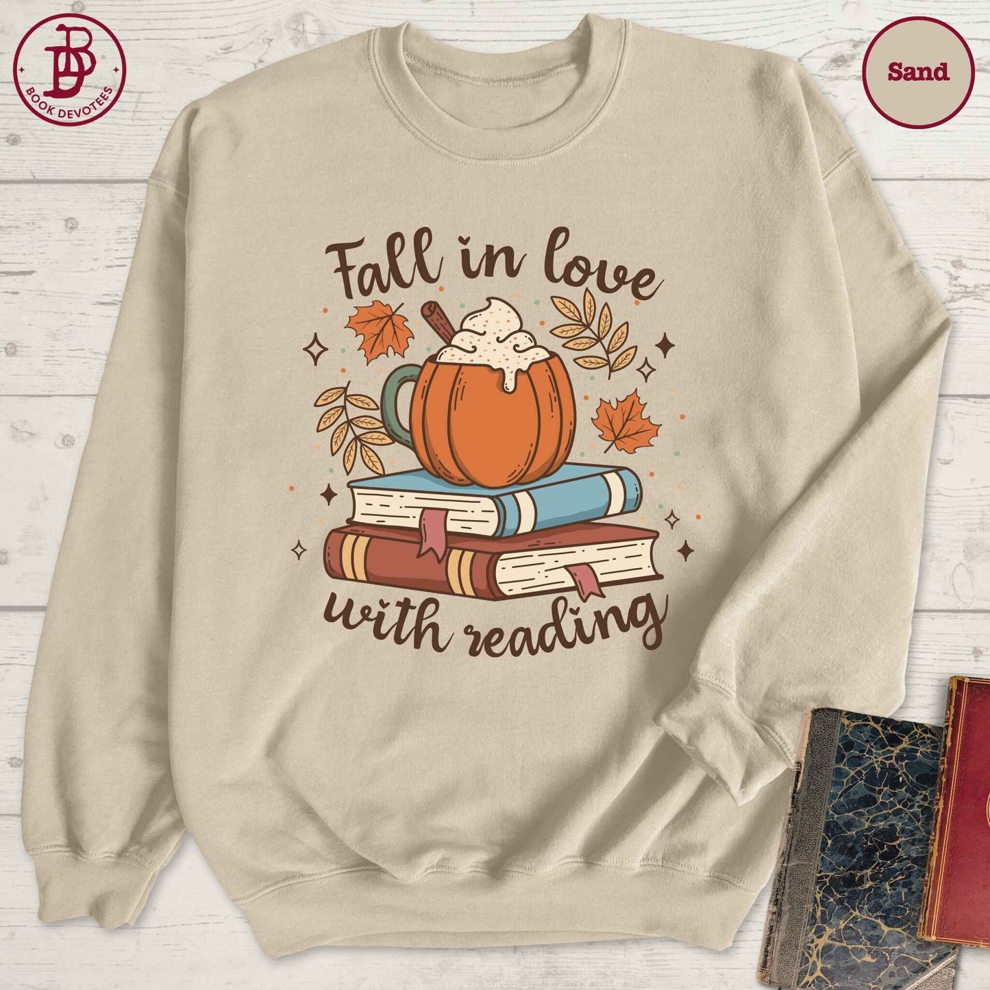 Fall in Love Reading Sweatshirt