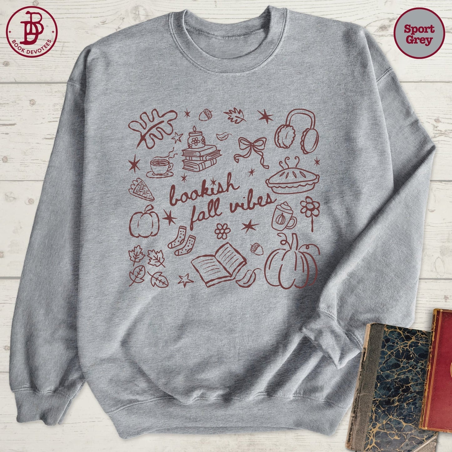 Bookish Fall Vibes Sweatshirt