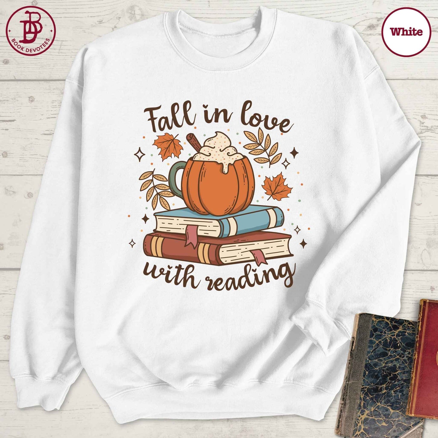 Fall in Love Reading Sweatshirt