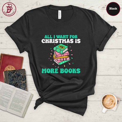 More Books For Christmas Tee