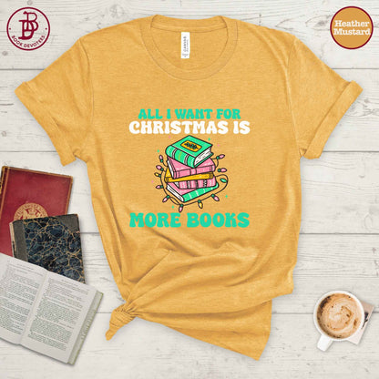 More Books For Christmas Tee