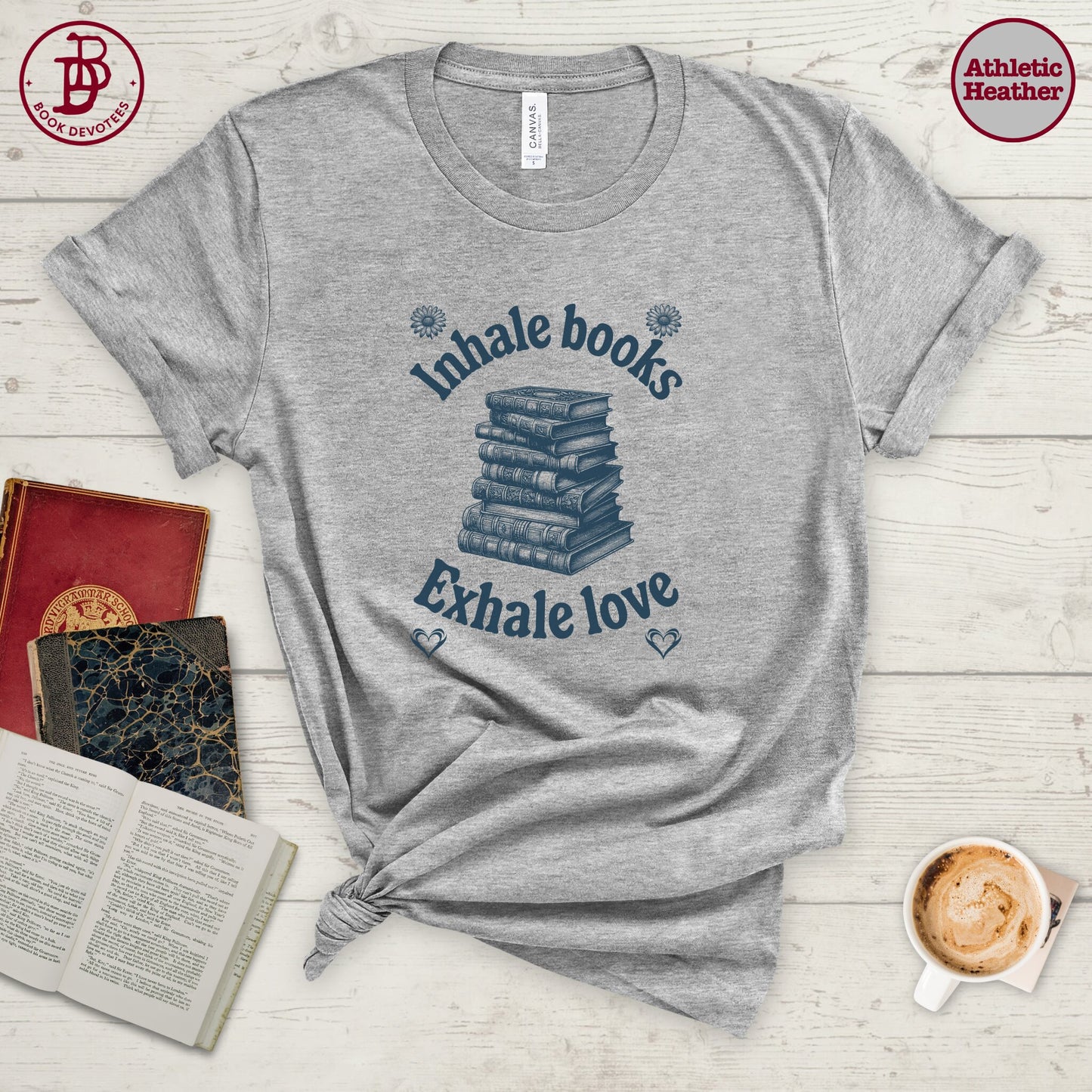 Inhale Books Tee