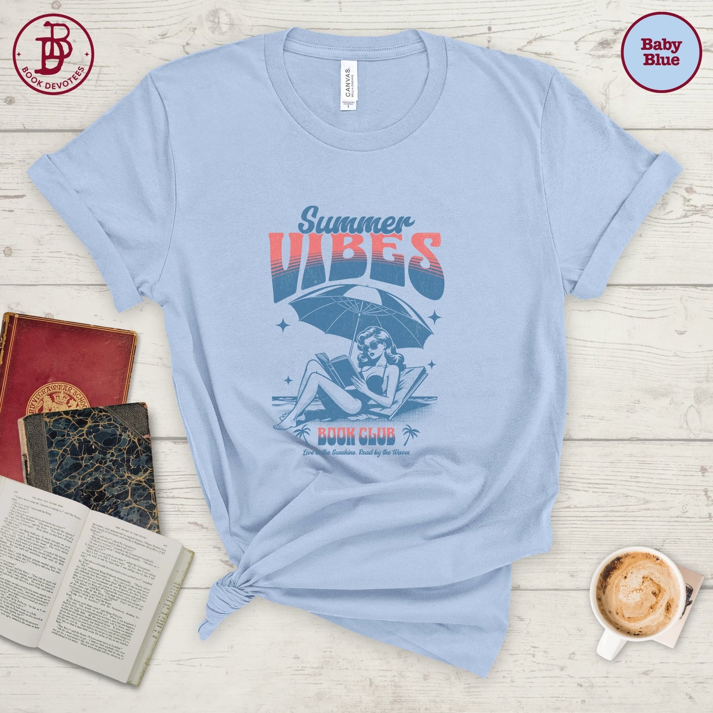 Summer Vibes Book Club Tee