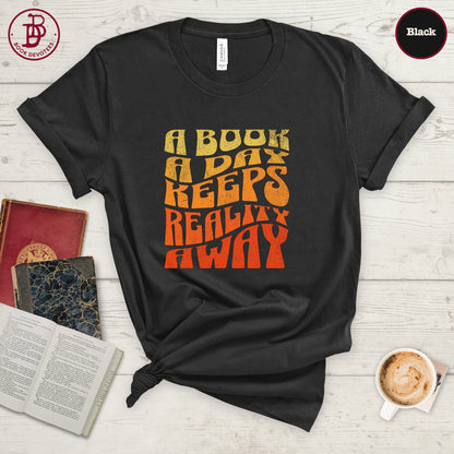 Book A Day Retro Tee
