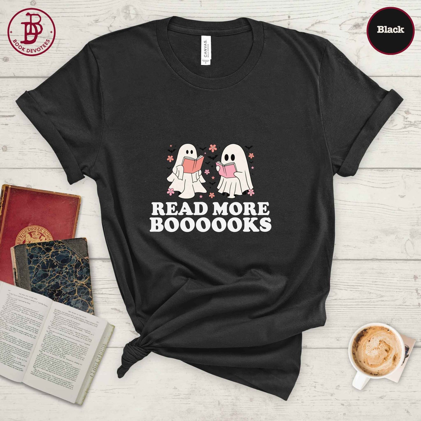 Ghosts Read More Books Tee