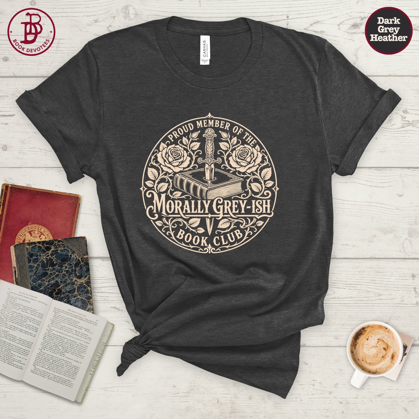 Morally Greyish Book Club Tee