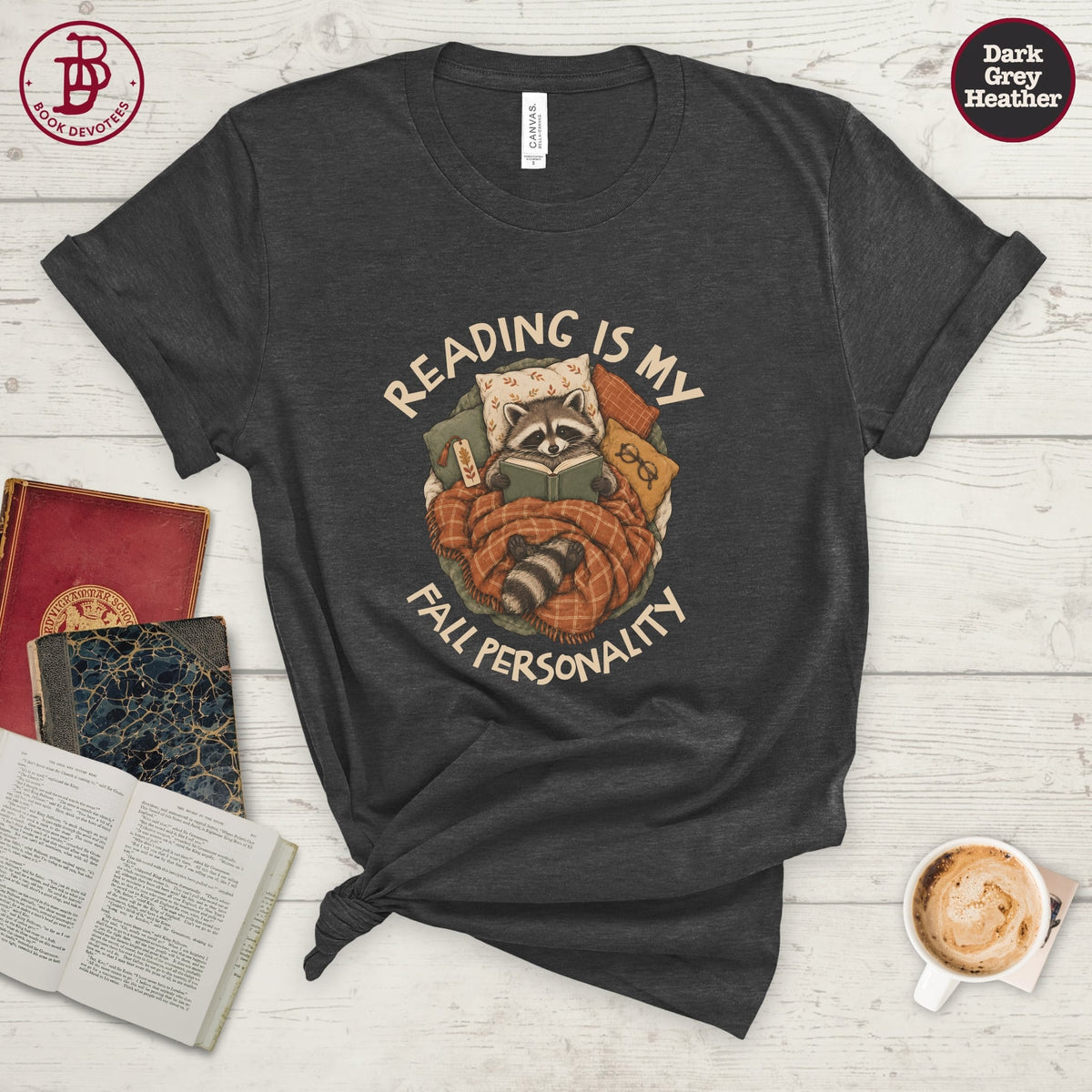 Reading is My Fall Personality Tee