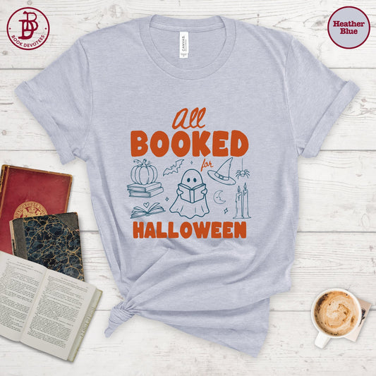 All Booked for Halloween Tee