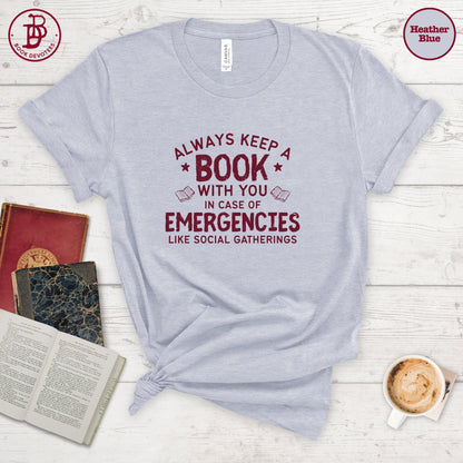 Book In Case of Emergencies Tee
