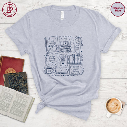 Book Love Stamp Tee