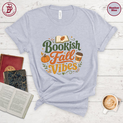 Bookish Fall Vibes Art Tee