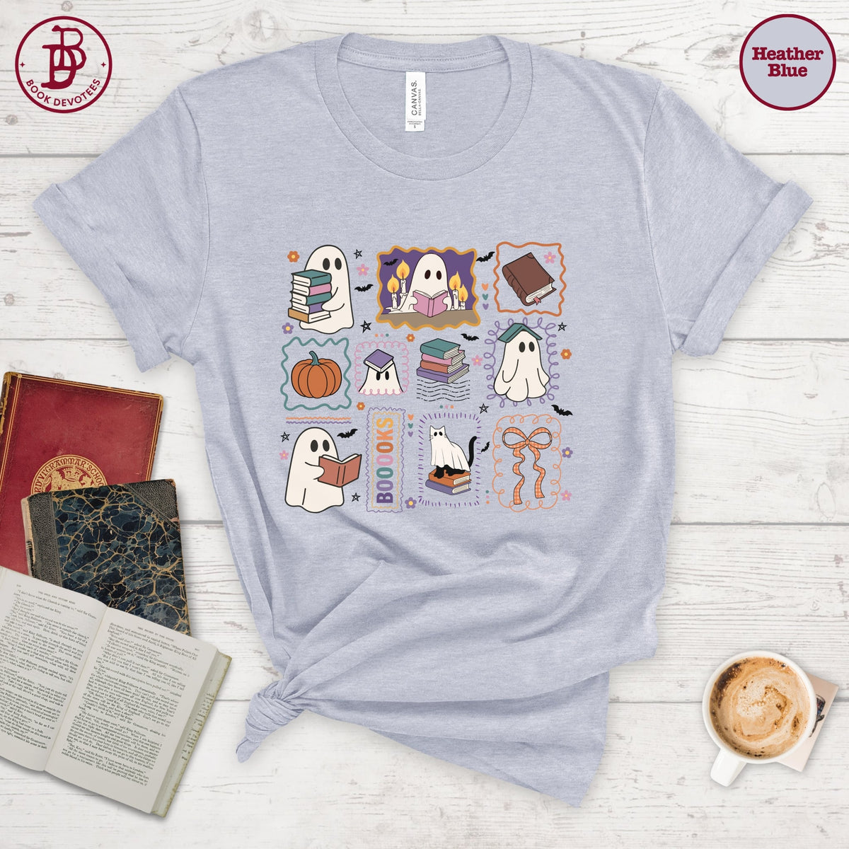 Bookish Ghosts Stamp Tee