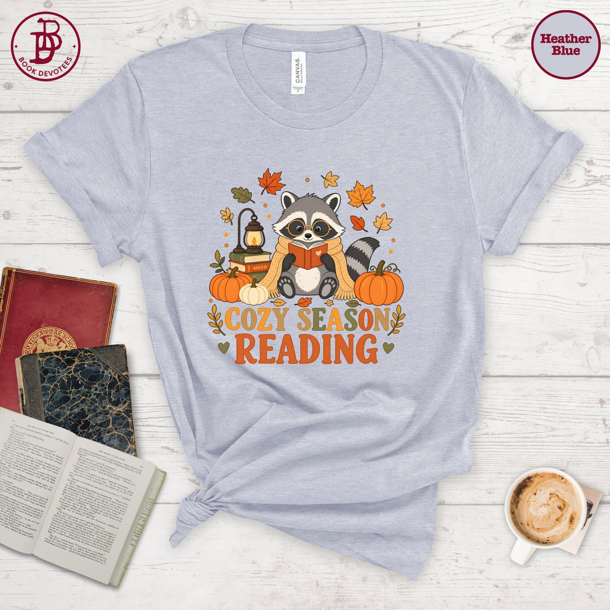Cozy Reading Racoon Tee